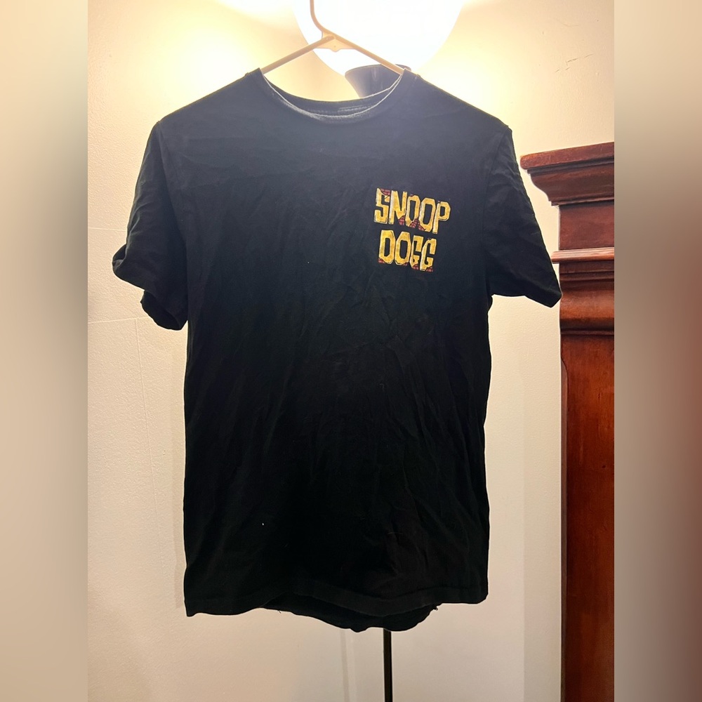 H&M Black Graphic Tee Snoop Dogg